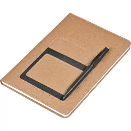 Moda Notebook & Pen Set Beige